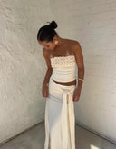 Serena Strapless Top and Maxi Skirt Set