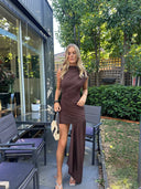 Soraya Sculpted Sleeveless Party Mini Dress