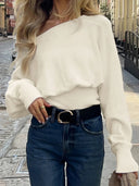 Alina Chic One-Shoulder Sweater