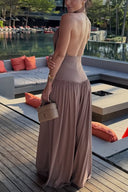 Althea Backless Halter Top and Pants Set