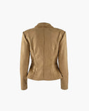 Amara Tailored Faux Suede Jacket
