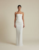 Amaris Fluid Satin Maxi Dress
