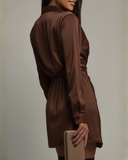 Amelia Long Sleeve Party Mini Dress