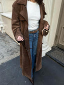 Molly faux suede Trenchcoat 0
