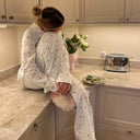 Amélie Cozy Button-Up Pajama Set