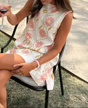 Aria Lightweight Romantic Flora Mini Dress