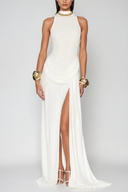 Aria Sculpted Waist Formal Maxi Dress