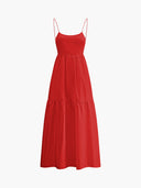 Aria Sleeveless Open Back Evening Maxi Dress