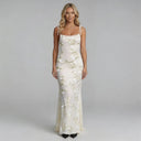 Aria Floral Embroidered Sleeveless Maxi Dress