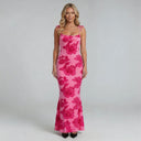 Aria Floral Embroidered Sleeveless Maxi Dress
