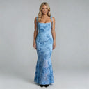 Aria Floral Embroidered Sleeveless Maxi Dress