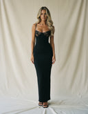 Aurelia Sculpted Lace Maxi Dress