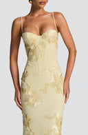 Aurelia Floral Corset Detail Maxi Dress