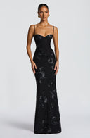 Aurelia Floral Corset Detail Maxi Dress