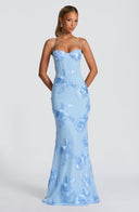 Aurelia Floral Corset Detail Maxi Dress