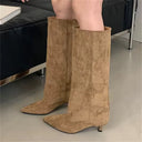 Camille Elegant Knee-High Heel Boots