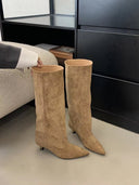 Camille Elegant Knee-High Heel Boots