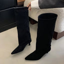 Camille Elegant Knee-High Heel Boots