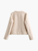Camille Soft Button-Up Fleece Coat