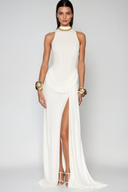 Aria Sculpted Waist Formal Maxi Dress