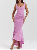 Celeste Draped Corset Gown 0