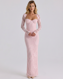 Charlotte Lace Corset Evening Maxi Dress