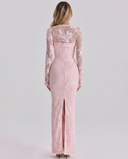Charlotte Lace Corset Evening Maxi Dress