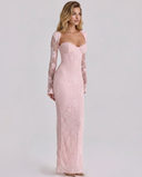 Charlotte Lace Corset Evening Maxi Dress