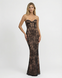 Charlotte Lace Corset Maxi Dress