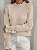 Clara Elegant Ruffle Detail Sweater