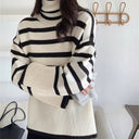 Colette French Stripe Turtleneck Sweater
