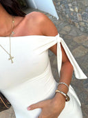 Kylie knotted maxi dress 6