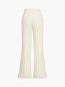 Solid Tube Top With Wide Leg Pants Set 6