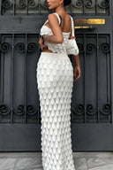 Elara Knit Crop Top Maxi Skirt Set