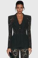 Elara Lace Formal Blazer Two Piece Pants Set