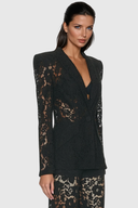 Elara Lace Formal Blazer Two Piece Pants Set