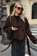 Elara Short Wool Blend Coat Autumn