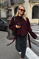 Elara Short Wool Blend Coat Autumn