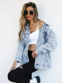 Elara Street Style Denim Jacket