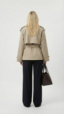 Elira Short Belted Trench Coat