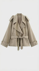 Elira Short Belted Trench Coat