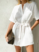 Elora Casual Belted Summer Jumpsuit