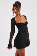 Elora Long Sleeve Lace Party Mini Dress