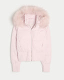 Elora Faux Fur Hooded Puffer Jacket