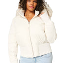 Elora Faux Fur Hooded Puffer Jacket