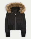 Elora Faux Fur Hooded Puffer Jacket