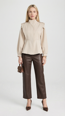 Elowira Structured High Neck Blazer
