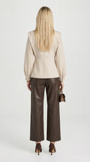 Elowira Structured High Neck Blazer