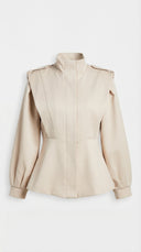 Elowira Structured High Neck Blazer