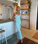 Evelina Sequin Glitter Maxi Dress